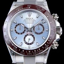 레플리카 [로렉스] 남성용 업버전! 크로노그래프 데이토나 116506 아이스 블루 다이얼 브라운 컬러 모노블록 세라크롬Cerachrom 베젤 오토매틱 무브먼트 ROL0100  
