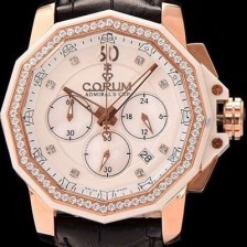 레플리카 [코럼] 남성용 애드머를스 컵 크로노 화이트다이얼 COR011  