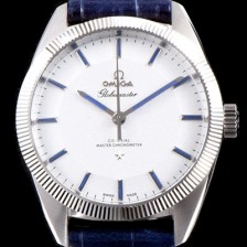 레플리카 [오메가] 남성용 컨스틸레이션 130.93.39.21.99.001 글로브마스터 오메가 코-액시얼 마스터 크로노미터 화이트 다이얼 오토매틱 무브먼트 OMG00013  