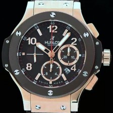 레플리카 [휴블렛] 남성용 빅뱅 세라믹 골드 44mm 블랙다이얼 HUB0400  