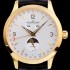 레플리카 [예거르꿀뜨르] 남성용 마스터 캘린더 1552520모델 씬 문페이즈 화이트다이얼 아플리케 인덱스 오토매틱 무브먼 JAG4202  