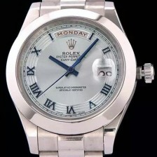 레플리카 [로렉스] 남성용 데이데이트 2 로마 인덱스 블루 다이얼 ROL0201  