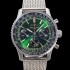 레플리카 [브라이틀링] 남성용 네비타이머 AB0137241L1A1 크로노그래프 ETA7750-2 타입 오토매틱 43mm 그린 다이얼 bre6000  