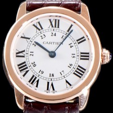 레플리카 [까르띠에] 남성용 솔로 드 까르띠에 W6800151 화이트 다이얼 쿼츠 무브먼트 CAR0510  