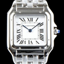 레플리카 [까르띠에] 남성용 여성들 위한 아이콘!! 팬더 드 까르띠에 워치 WSPN0007 GF 미듐 모델 스틸 화이트 다이얼 브레이슬릿 일본 수입산 쿼츠 무브먼 CAR0010  