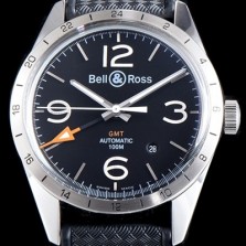 레플리카 [벨엔로즈] 남성용 빈티지 BRV123-BL-GMT/SRB GMT 신형 모델 블랙 다이얼 스위스 ETA 2836-2오토매틱 무브먼트 BEL4231  