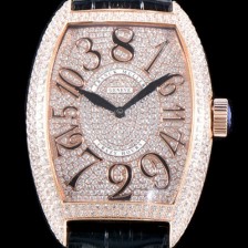 레플리카 [프랭크 뮬러] 남성용 크레이지 아워스 8880 CH 풀 다이아셋팅!! 18K 로즈골드 오토매틱 무브먼트 FRA0410  