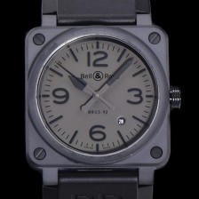 레플리카 [벨엔로즈] 남성용 BR03-92 다이버 세라믹 오토매틱 9015 타입 42mm 우레탄줄 블랙 다이얼 bel80299  