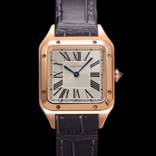 레플리카 [까르띠에] 여성용 산토스 WGSA0022 쿼츠 38mm S 사이즈 18K 로즈골드 화이트 다이얼 car69329  