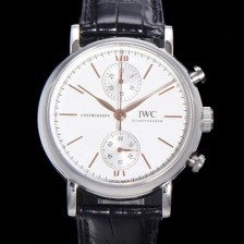 레플리카 [아이더블유씨] 남성용 포르토피노 IW391406 화이트 다이얼 39미리 악어가죽 7750 오토매틱 무브먼트 IWC76293  