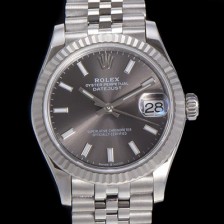 레플리카 [로렉스] 여성용 2021신상 데이져스트 오토매틱 ETA-2688 31mm 메탈줄 그레이 다이얼 rol51879  