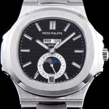 레플리카 [파텍필립] 남성용 노틸러스 블랙 다이얼 오토매틱 무브먼트 PAT0201  