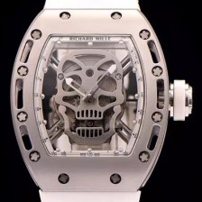 레플리카 [리차드밀레] 남성용 리차드밀레 RM052 뚜르비용 스컬 워치 1:1 수공 맞물림 형식의 쥬얼세팅 스켈레톤&해골무늬 다이얼 오토매틱 무브먼트 RIC0402  