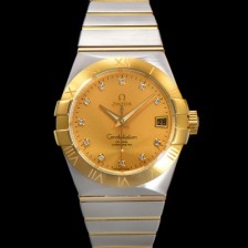 레플리카 [오메가] 남성용 컨스틀레이션 123.20.38.21.58.001 18k 옐로우골드 38mm 오토매틱 8500타입 샴페인 다이얼 omg0159  