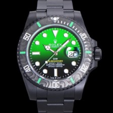 레플리카 [로렉스] 남성용 904L스틸!! 서브마리너 40mm 카본베젤 오토매틱 Cal.3135 그린 블랙 콜라보 다이얼 rol49209  