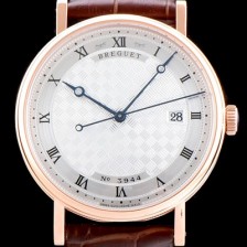 레플리카 [브레게] 남성용 인기제품 클래식 5177BR/12/9V6 38mm 오토매틱 신제품!! 18K 로즈골드 실버 길로쉐 패턴 다이얼 오토매틱 무브먼트 BRG0410  