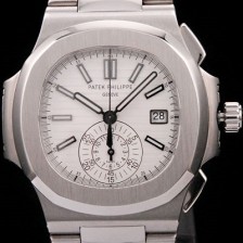 레플리카 파텍필립 노틸러스 크로노그래프 화이트 다이얼 40.5mm PAT4210  