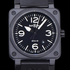 레플리카 [벨엔로즈] 남성용 BR03-92 다이버 세라믹 오토매틱 9015 타입 42mm 우레탄줄 블랙 다이얼 bel80301  