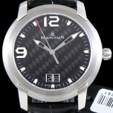 레플리카 [블랑팡] 남성용 L-에볼루션 R10-1103-53B 그랑데 빅데이트 타입 UP!! 43.5MM 블랙 텍스쳐드 다이얼 Cal.6950 오토매틱 무브먼트 BLA4204  