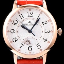 레플리카 [예거르꿀르뜨] 남성용 랑데부 나잇&데이 3462490 레이디 워치 18K 로즈골드 문페이즈 화이트 텍스쳐드 다이얼 오토매틱 무브먼트 JAG0420  