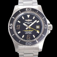 레플리카 [브라이틀링] 남성용 슈퍼오션 오토매틱 ETA2824-2 44mm 메탈줄 블랙다이얼 bre4622  