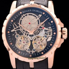 레플리카 [로저드뷔] 남성용 스켈레톤 다이얼 아시안 오토매틱 ROG4203  