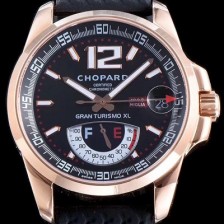 레플리카 [쇼파드] 남성용 클레식 레이싱 밀레 밀레밀리아 1000 모델 18k 로즈골드 블랙 다이얼 ETA 2824-2오토매틱 무브먼 CHO0400  