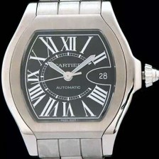 레플리카 [까르띠에] 남성용 로드스터 스위스 2824 무브먼트 블랙 다이얼 CAR0304  