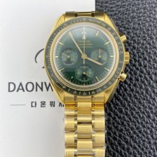 레플리카 [오메가] 남성용 스피드마스터 프로페셔널 310.60.42.50.10.001 문워치 42mm 18K 옐우골드 수동형 Cal.3861타입 그린 다이얼 omg0266  