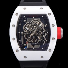 레플리카 [리차드밀레] 남성용 RM055 세라믹 제질 수동형 무브먼트 50미리 러버밴드 스켈레톤 다이얼  RIC73941  