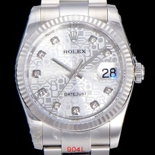 레플리카 [로렉스]남성용 데이져스트II 36미리 오토매틱 화이트다이얼 ROL90531  