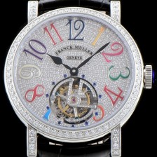 레플리카 [프랭크 뮬러] 남성용 Men's 컴플리케이션 7008 T 뚜르비용 브릴리언트 컷 다이아몬드 풀 셋팅 아시안 투어빌론 탑재 FRA0200  