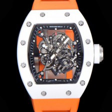 레플리카 [리차드밀레] 남성용 RM055 세라믹 제질 수동형 무브먼트 50미리 러버밴드 스켈레톤 다이얼 RIC73938  