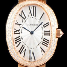 레플리카 [까르띠에] 여성용 베누아 워치 WB520002 라지 모델 18K 로즈골드 1:1 수공 맞물림형식 최상급 쥬얼셋팅 화이트 다이얼 스위스 쿼츠 무브먼트 CAR0053  