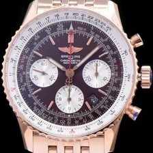 레플리카 [브라이틀링] 남성용 네비타이머 크로노그래프 브라운 다이얼 오토매틱 무브먼트 BRE0410  