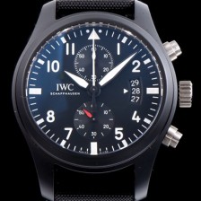 레플리카 [아이더블유씨] 남성용 에디션 탑건 IW388007 세라믹 V6F 블랙 다이얼 오토매틱 무브먼트 IWC0203  