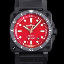 레플리카 [벨엔로즈] 남성용 BR03-92 다이버 오토매틱 ETA2836-2 타입 42mm 우레탄줄 래드다이얼 bel88772  