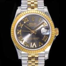 레플리카 [로렉스] 여성용 2021신상 데이져스트 오토매틱 ETA-2688 31mm 18K옐루골드 메탈줄 그레이 다이얼 rol86790  