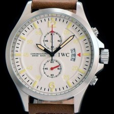 레플리카 [아이더블유씨] 남성용 파일럿 워치 탑건 세븐데이즈 크로노그래프 화이트 다이얼 스위스 정품 쿼츠 무브먼트 IWC0140  