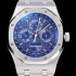 레플리카 [오데마피게] 남성용 로얄오크 페퍼츄얼 41미리 오토매틱 5134타입 매탈줄 문페이즈 블루다이얼 AUD74435  