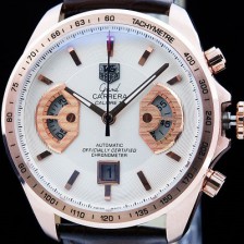 레플리카 [태그호이어] 남성용 그랜드 까레라 칼리버 17 핑크 골드 TAG4243  