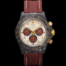 레플리카 [로렉스]남성용 데이토나 포지드카본 커스텀 40미리 크로노그래프 오토매틱 Cal.4130 무브먼트 샴페인 다이얼 rol5367  