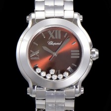 레플리카 [쇼파드] 여성용 해피 스포츠 다이아몬드 36mm 스위스 955.112 쿼츠 브라운다이얼 cho9122  