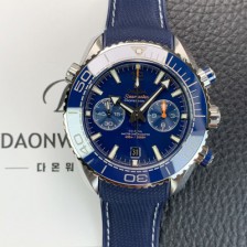 레플리카 [오메가] 남성용 씨마스터 신제품 215.33.46.51.03.001 플래닛 오션 600m 코액시얼 마스터 크로노미터 45.5mm 크로노그래프 오토매틱 Cal.9900 타입 블루 다이얼 omg0199  
