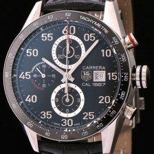 레플리카 [태그호이어] 남성용 까레라 크로노그래프 블랙 다이얼 TAG0440  