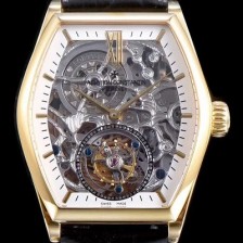 레플리카 [바쉐론콘스탄틴] 남성용 말테 컴플리케이션 투어빌론 신형 모델 업데이트 18k 옐로골드 스켈레톤 다이얼 아시안 투어빌론 탑재 신형 무브먼트 VAC0202  