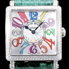 레플리카 [프랭크 뮬러] 남성용 마스터 스퀘어 6000 K SC DT COL DRM V D 레이디 워치 쥬얼 다이아몬드 베젤 크레이지 아워 다이얼 스위스 오토매틱 무브먼 FRA4430  