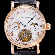 레플리카 [파텍필립]남성용 그렌드 컴플리케이션 투어빌론 오토매틱 42mm 화이트다이얼 문페이즈 파워 리저브 PAT57912  