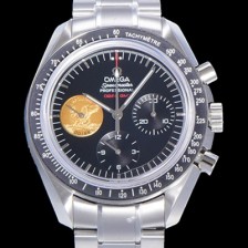 레플리카 [오메가] 남성용 스피드마스터 크로노그래프 아폴로 15 40주년기념 수동형 42미리 메탈줄 블랙다이얼 OMG79577  