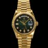 레플리카 [로렉스] 남성용 New 데이데이트 m128238-0069 무게173g 18K 옐로우골드 프레지던트 36mm 오토매틱 Cal.2836-2 타입 다이아몬드 그린 옴브레 다이얼 rol5408  